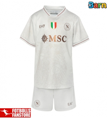 SSC Napoli Bortatröja Barn 2025-26 Kortärmad (+ Korta byxor)